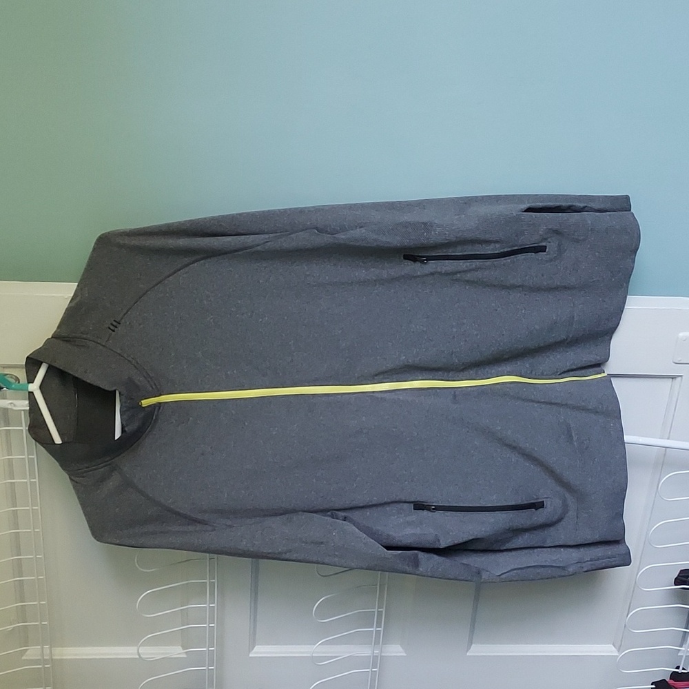 Lululemon Pulse Jacket Full Zip Gray Active Size Extra Large Active Outdoor Run